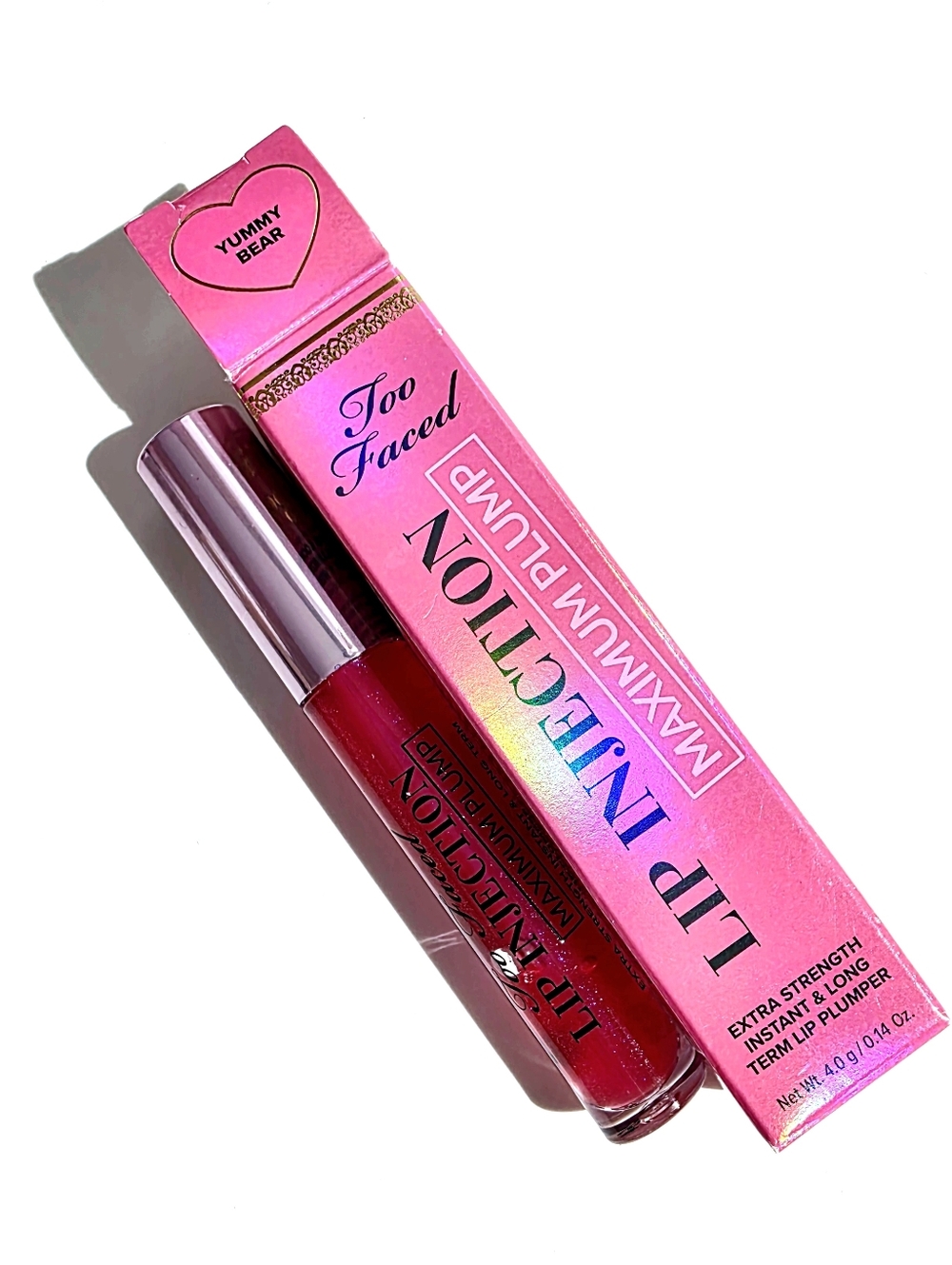 Too Faced Lip Injection Maximum PLUMP Extra Strength Lip Plumper Yummy Bear